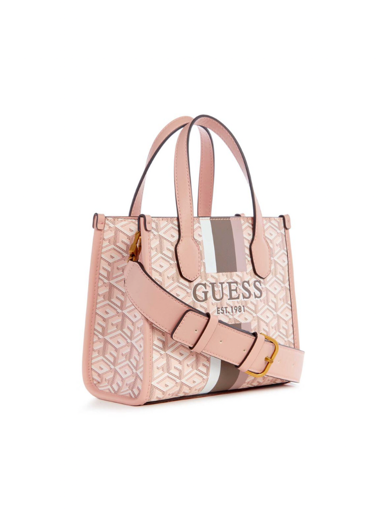 guess logo mini tote