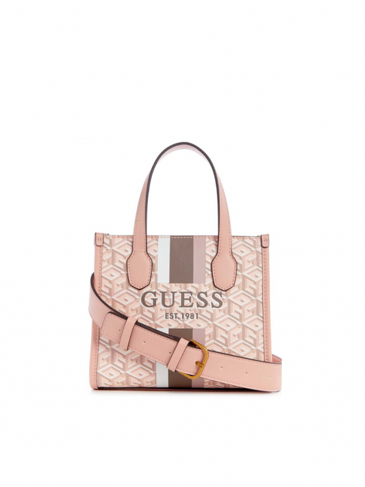 guess logo mini tote