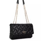 guess flap shoulder bag