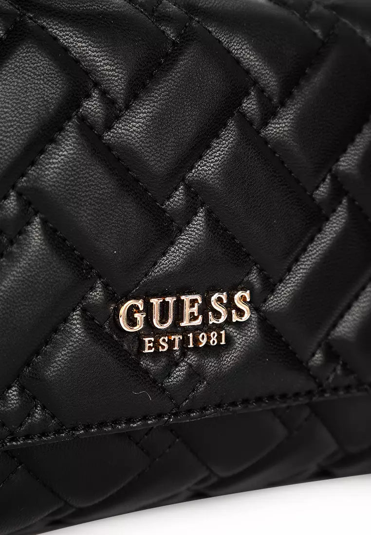 guess flap shoulder bag